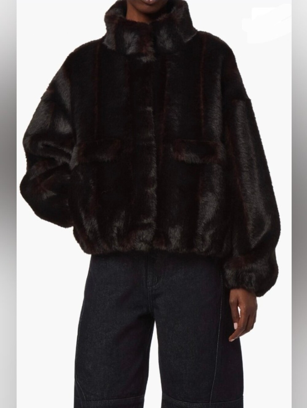 Faux Mink BomberJacket